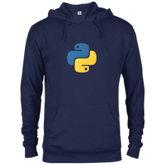 Python Programming Authentic Comfort-Fit Hoodie - Bitcoin & Bunk