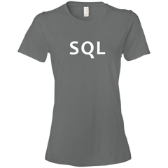 SQL Programming Authentic Premium Women's Tee - Bitcoin & Bunk