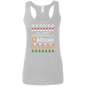 "All I want for Christmas is Bitcoin" Women's Racerback Tank Top - Bitcoin & Bunk