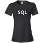 SQL Programming Authentic Premium Women's Tee - Bitcoin & Bunk