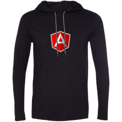 AngularJS Programming Authentic Premium Hooded Long Sleeve Shirt - Bitcoin & Bunk