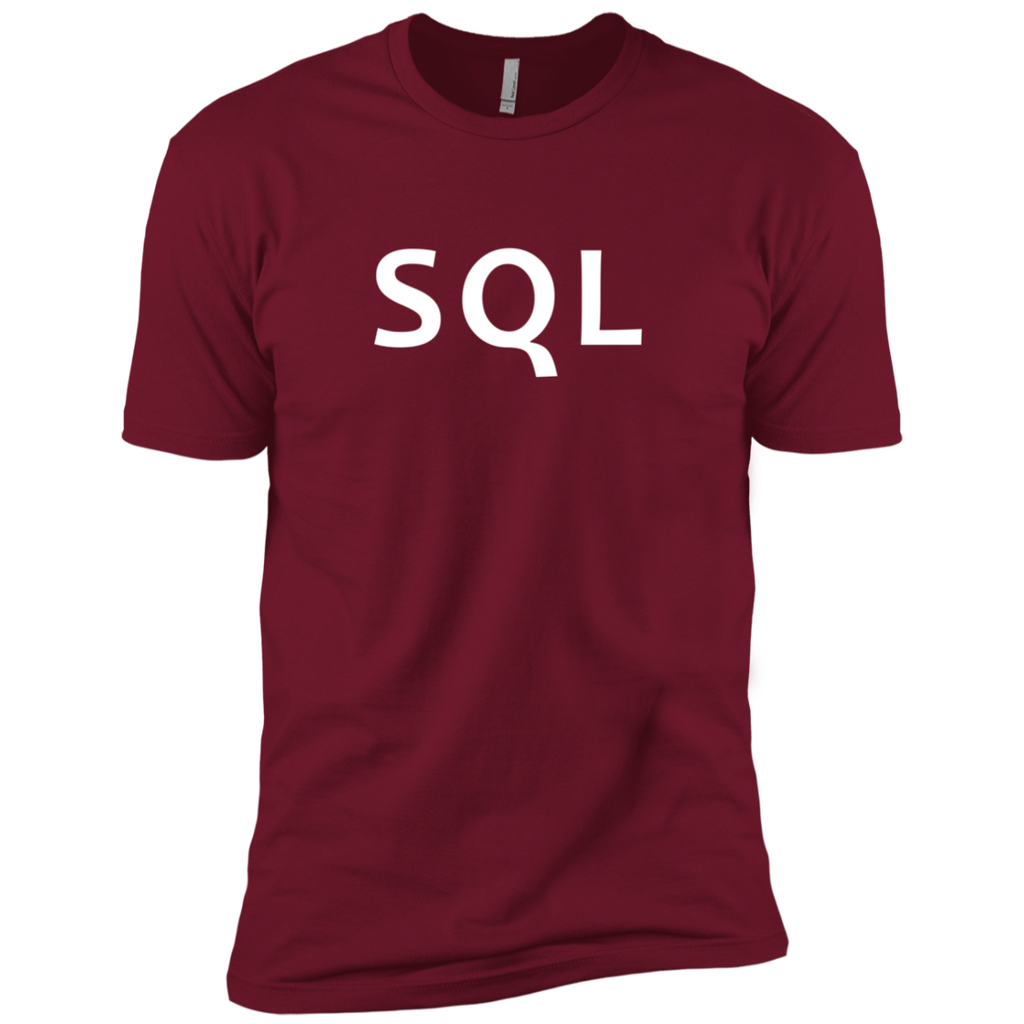 SQL Programming Branded Premium T-Shirt - Bitcoin & Bunk