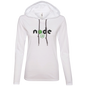 Node Programming Authentic Women's Long Sleeve Hooded Shirt - Bitcoin & Bunk