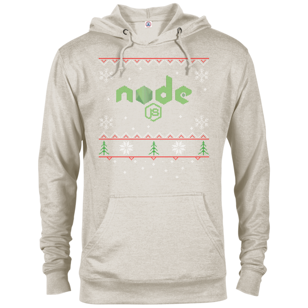 Node Programming Ugly Sweater Christmas Holiday Comfort-Fit Hoodie - Bitcoin & Bunk