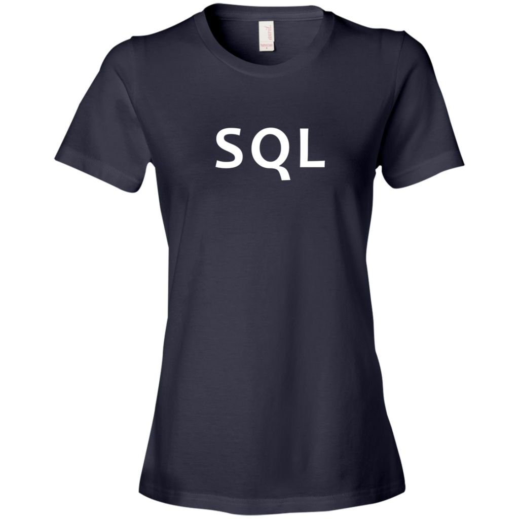 SQL Programming Authentic Premium Women's Tee - Bitcoin & Bunk