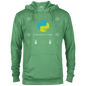 Python Programming 'Tis The Season To Code Ugly Sweater Holiday Comfort-Fit Hoodie - Bitcoin & Bunk