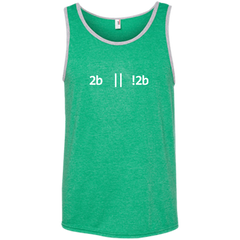 2b Or Not 2b Pure Cotton Performance Tank-Top - Bitcoin & Bunk