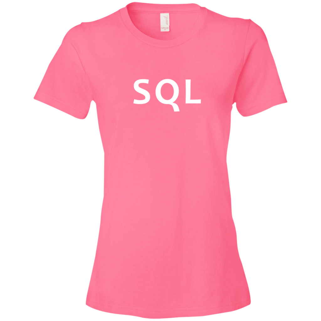 SQL Programming Authentic Premium Women's Tee - Bitcoin & Bunk