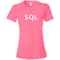 SQL Programming Authentic Premium Women's Tee - Bitcoin & Bunk