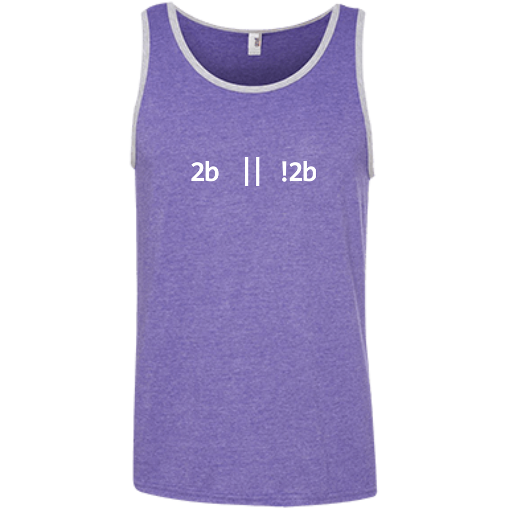 2b Or Not 2b Pure Cotton Performance Tank-Top - Bitcoin & Bunk