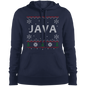 Java Programming Women's Ugly Sweater Christmas Holiday Warm-Sport Hoodie - Bitcoin & Bunk