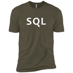 SQL Programming Branded Premium T-Shirt - Bitcoin & Bunk