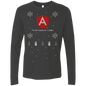 Angular 'Tis The Season To Code Angular Programming 'Tis The Season To Code Ugly Sweater Long Sleeve Premium Christmas Holiday Shirt - Bitcoin & Bunk