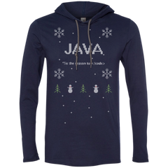 Java 'Tis The Season To Code Premium Hooded Shirt - Bitcoin & Bunk