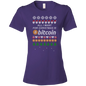 "All I want for Christmas is Bitcoin" Women's T-Shirt - Bitcoin & Bunk