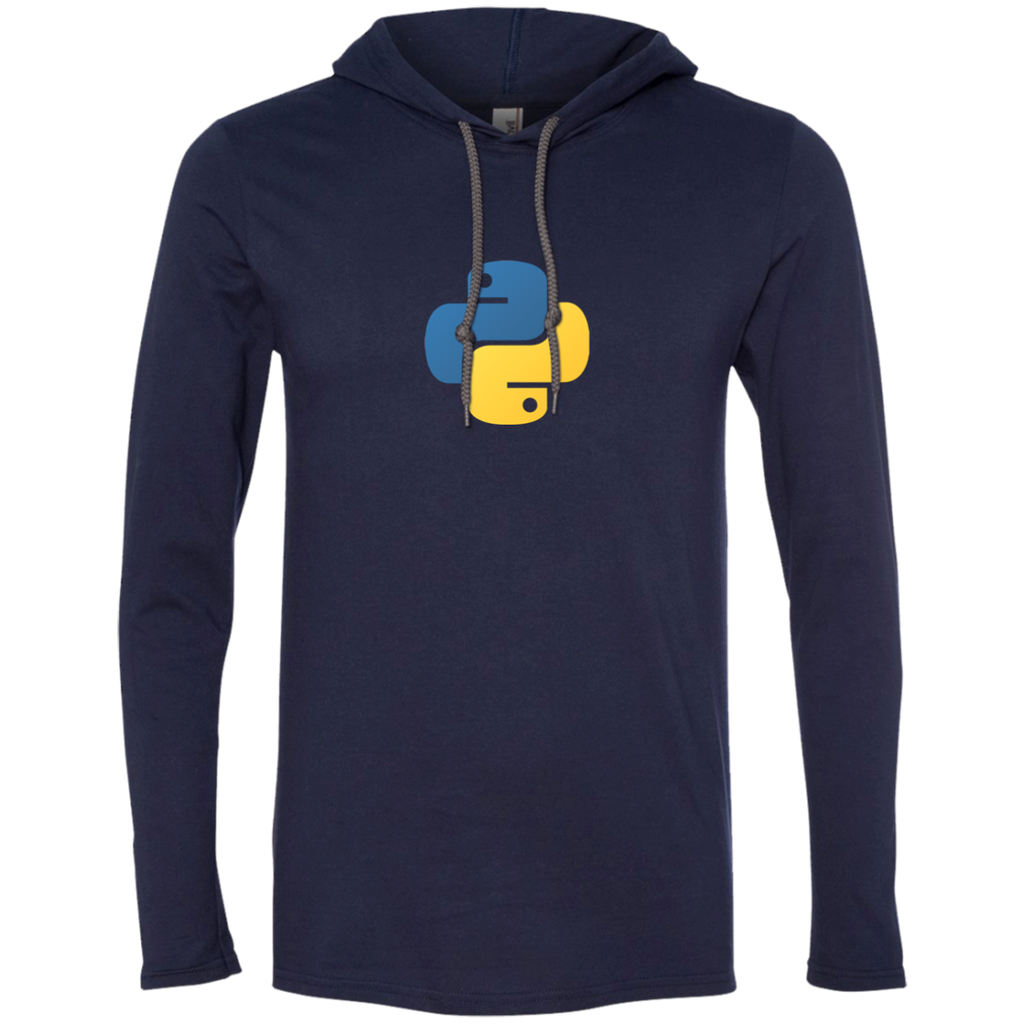 Python Programming Authentic Premium Hooded Long Sleeve Shirt - Bitcoin & Bunk