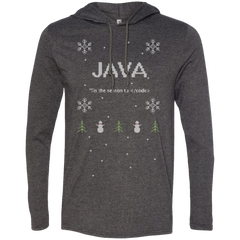 Java 'Tis The Season To Code Premium Hooded Shirt - Bitcoin & Bunk