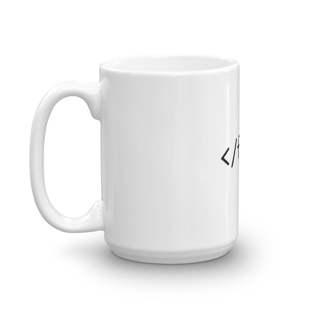 Code Fuel Coffee Mug (White) - Bitcoin & Bunk