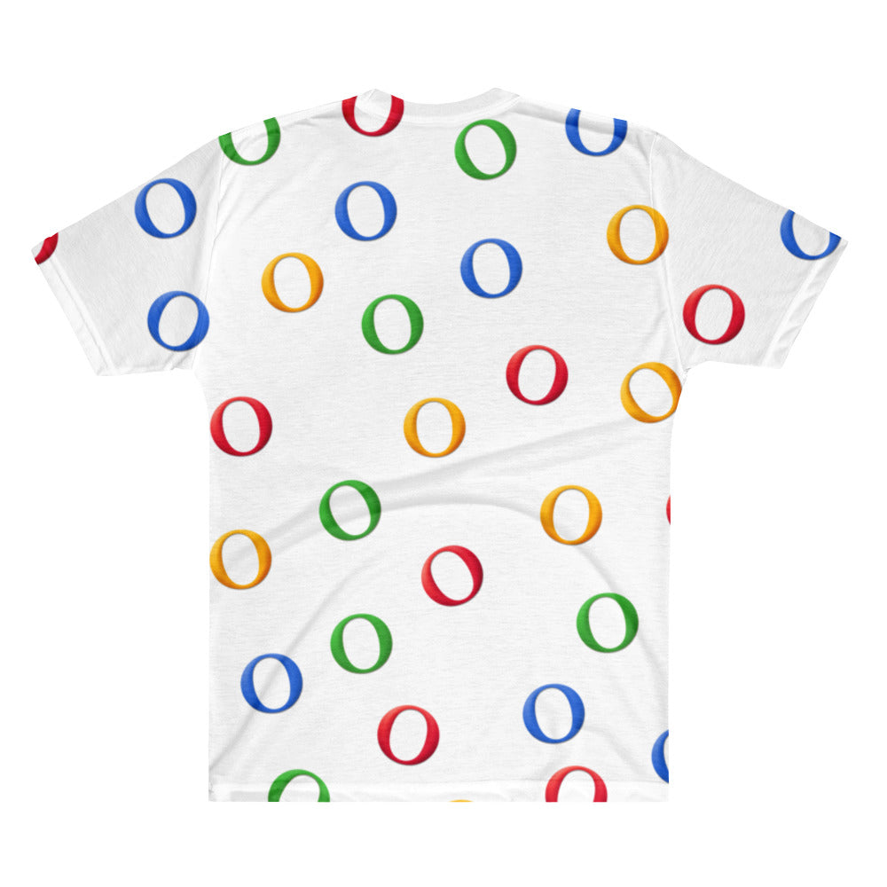 "I'm Feeling Lucky" Google All Over Printed V-Neck T-Shirt - Bitcoin & Bunk